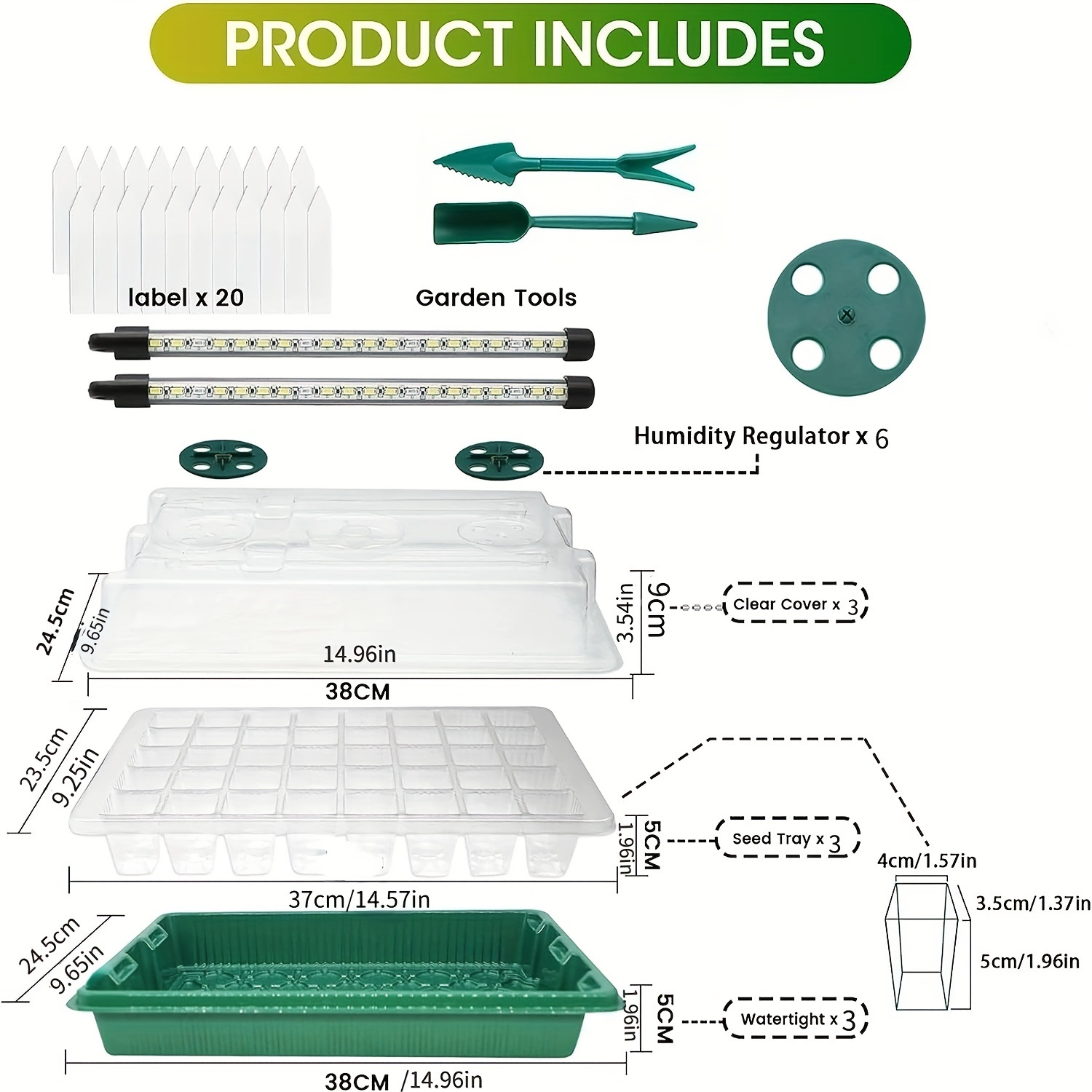 Seed Starter Trays With High D - Smart Garden Light recension och pris