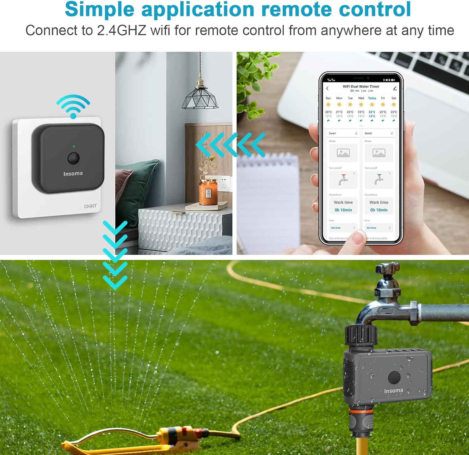 Insoma Wifi Automatic Sprinkle - Smart Garden Keeper recension och pris