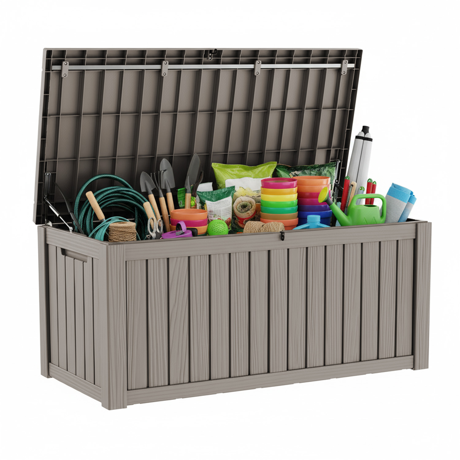 120 Gallon Outdoor Deck Box, L - Smart Garden Storage recension och pris