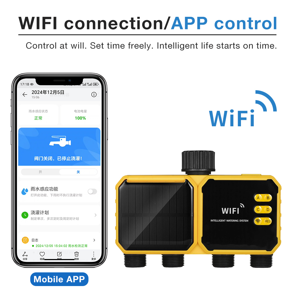 WiFi Solar Irrigation Timer 1/ - Smart Garden Keeper recension och pris