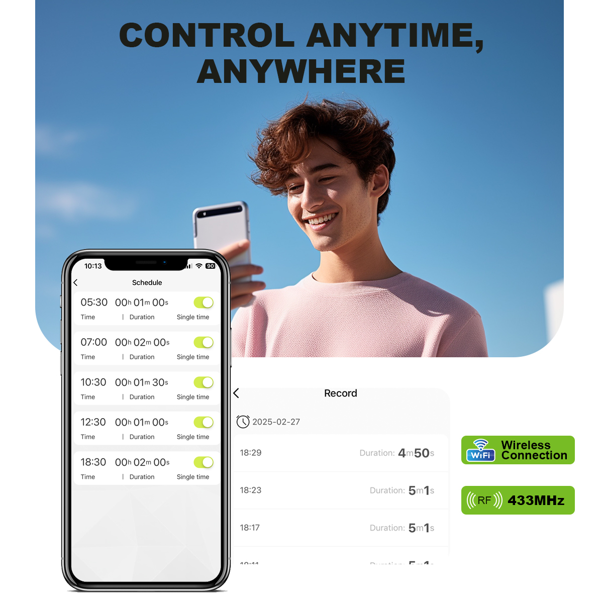 4 Outlet Programmable Water Ti - Smart Garden Hose recension och pris