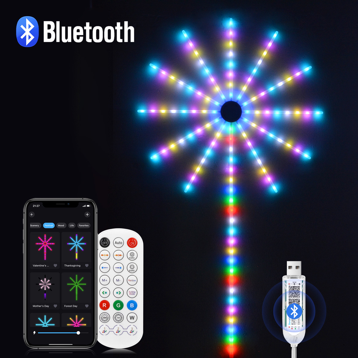 Christmas Fireworks Light RGBI - Smart Garden Festoon Lights recension och pris