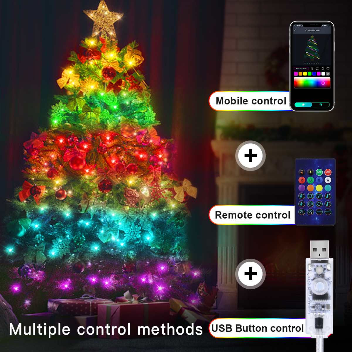 20M 10M 5M Smart Bluetooth APP - Smart Garden Festoon Lights recension och pris