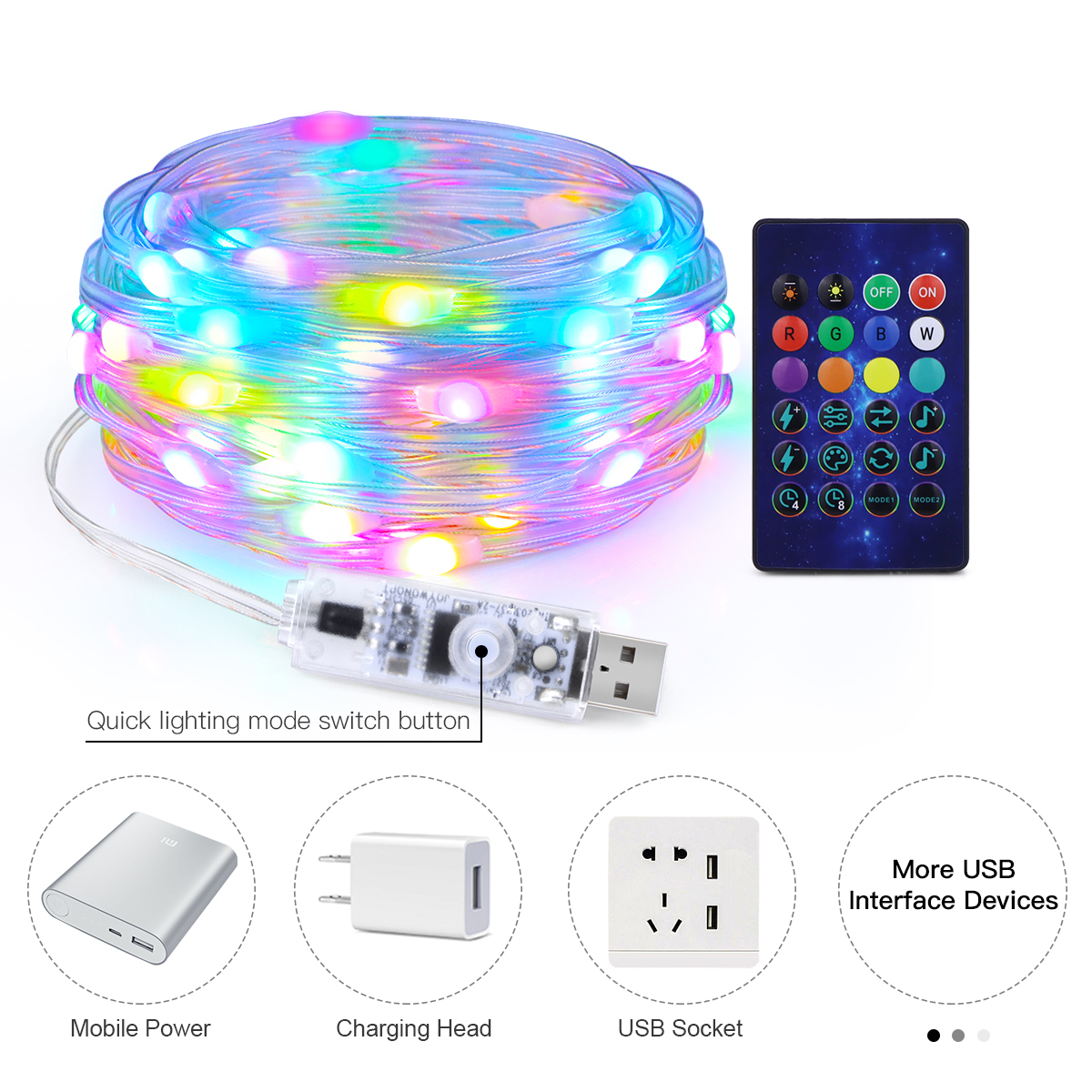 20M 10M 5M Smart Bluetooth APP - Smart Garden Festoon Lights recension och pris