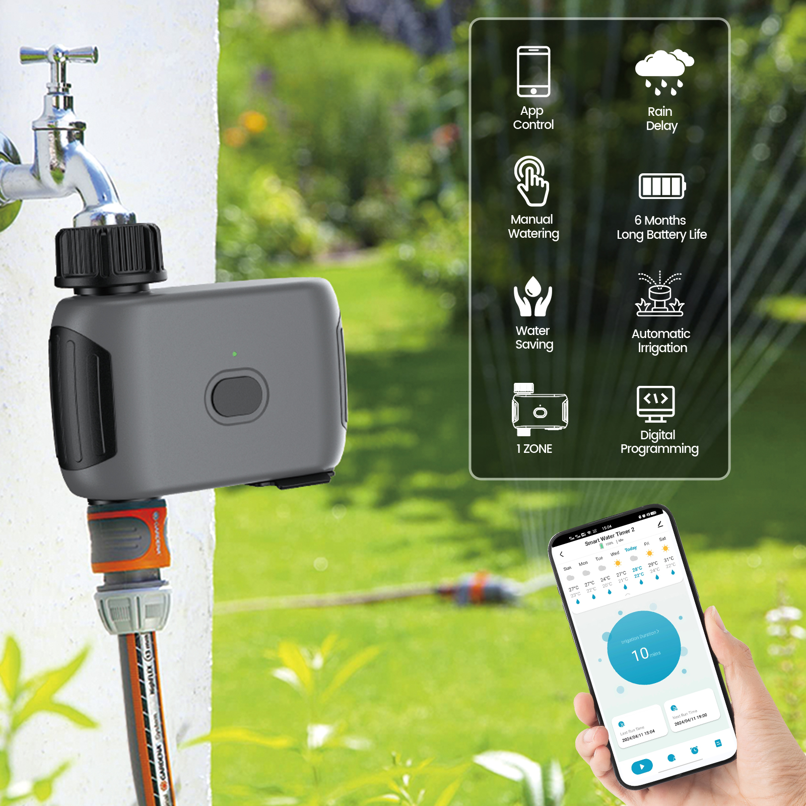 Insoma Wifi Sprinkler Timer Au - Smart Garden Devices recension och pris