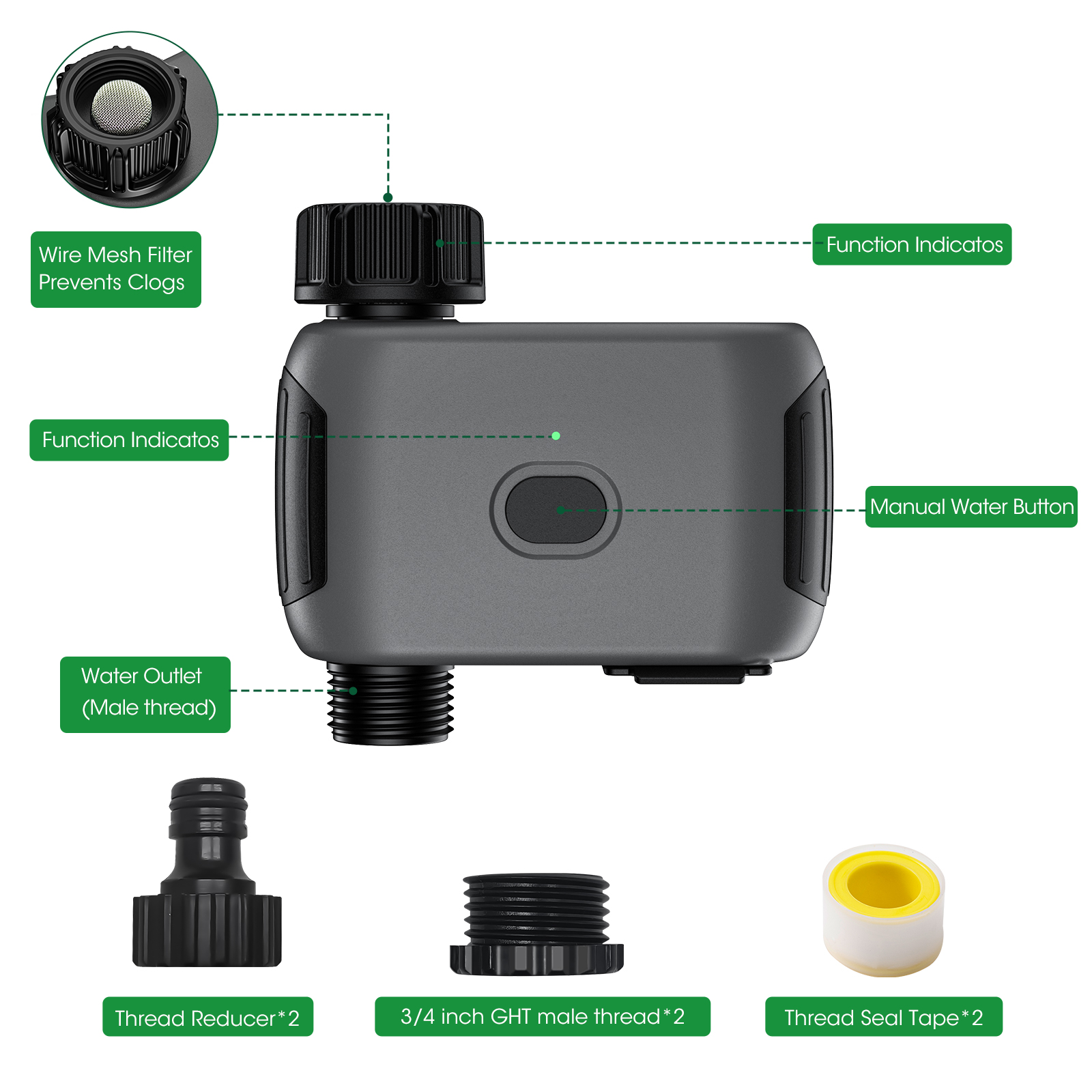Insoma Wifi Sprinkler Timer Au - Smart Garden Devices recension och pris