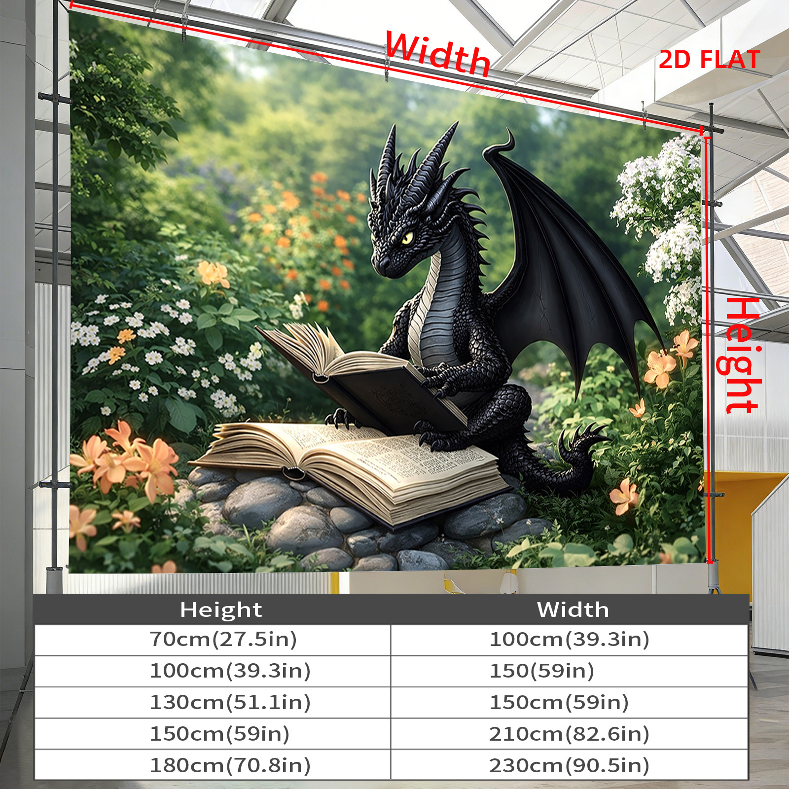 Fantasy Dragon Reading Book Ta - Garden Journal Planner recension och pris